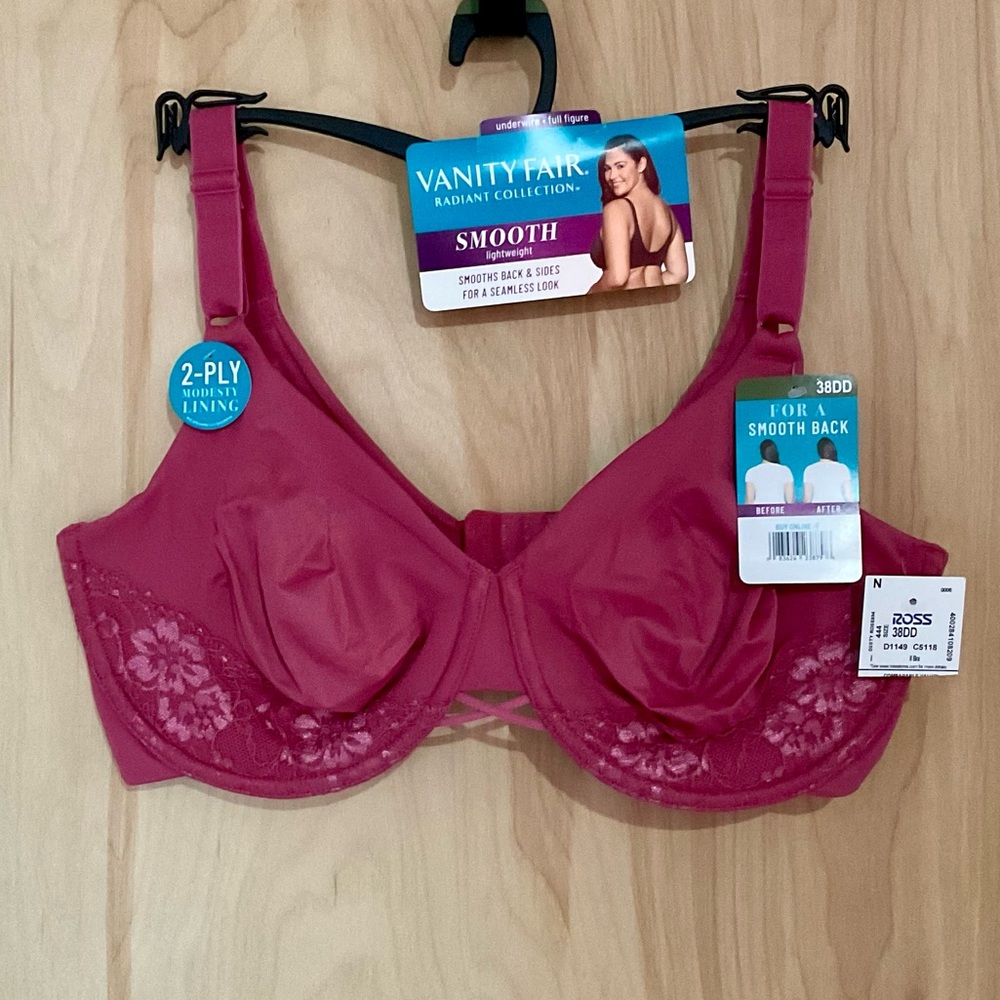 Vanity Fair Back Smoothing Underwire Bra - NWT